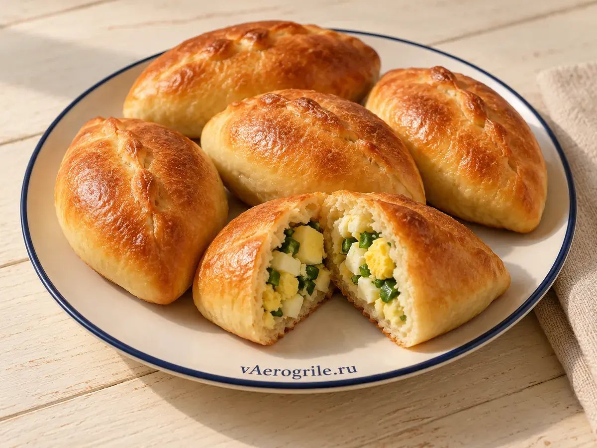 Пирожки с яйцом