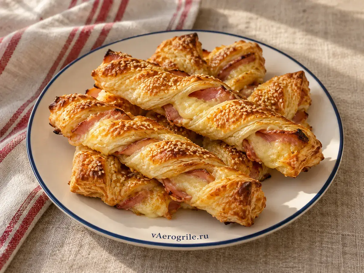 Твисты с ветчиной и сыром