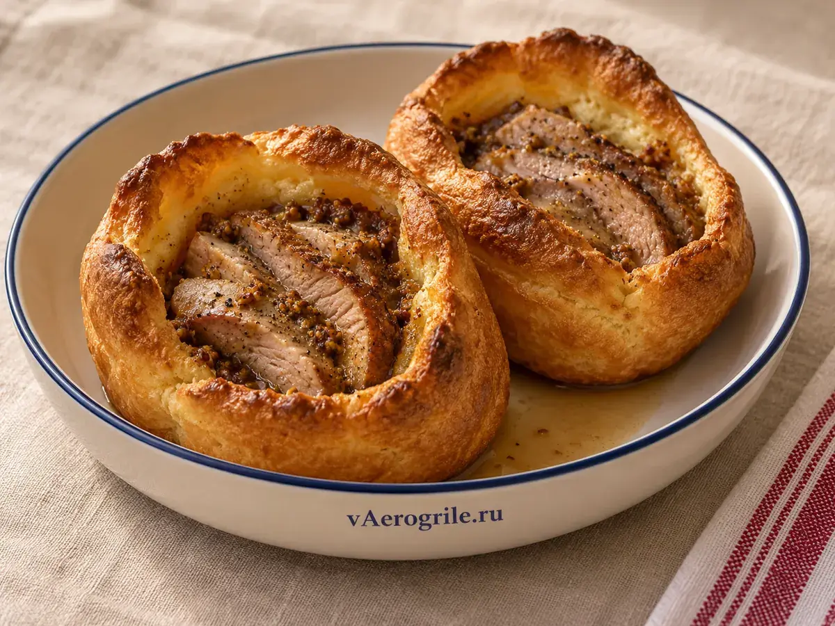 Йоркширский пудинг с мясом